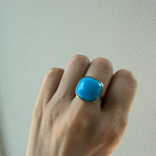 将图片加载到图库查看器,dome ring/turquoise