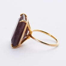 画像をギャラリービューアに読み込む, tranceparent ring/grey agate
