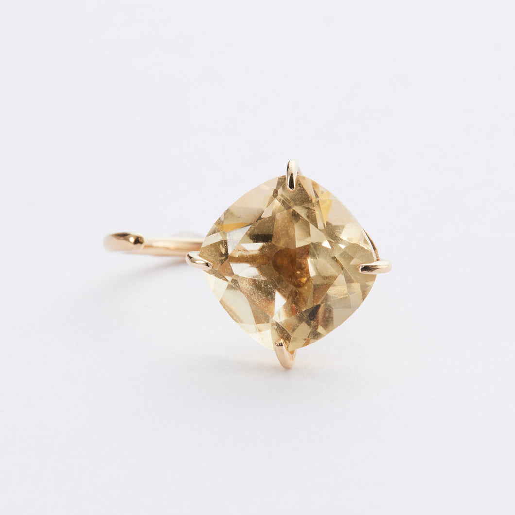 float ring/citrine