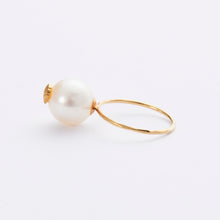 画像をギャラリービューアに読み込む, akoya pearl pinky ring
