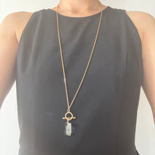 画像をギャラリービューアに読み込む, mantle necklace/green amethyst
