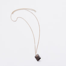 画像をギャラリービューアに読み込む, silver necklace/smoky quarts

