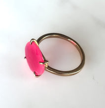 画像をギャラリービューアに読み込む, One of a kind ring/pink chalcedney
