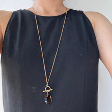 画像をギャラリービューアに読み込む, mantle necklace/smoky quarts
