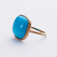 画像をギャラリービューアに読み込む, dome ring/turquoise
