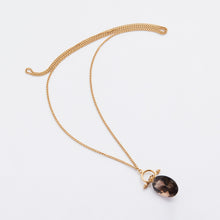 画像をギャラリービューアに読み込む, mantle necklace/smoky quarts
