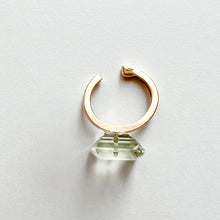 画像をギャラリービューアに読み込む, stone earcuff/green amethyst
