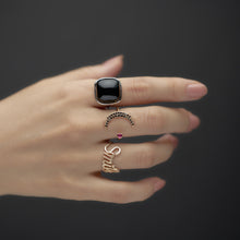 Load image into Gallery viewer, selflove ring/onyxis2
