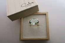 Load image into Gallery viewer, harmony ring/green amethyst
