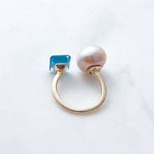 将图片加载到图库查看器，greedy ring/blue topaz
