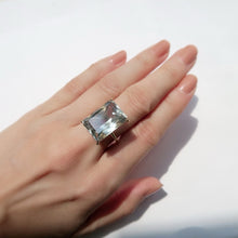 将图片加载到图库查看器，tranceparent ring/green amethyst
